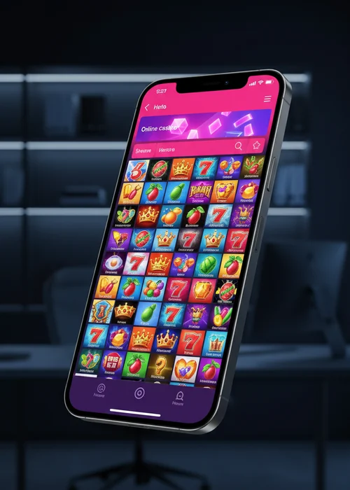 Wonder Casino online platform interface featuring popular pokies, a welcome bonus banner showing 120% match and 150 free spins, and a mobile device showcasing seamless gameplay.